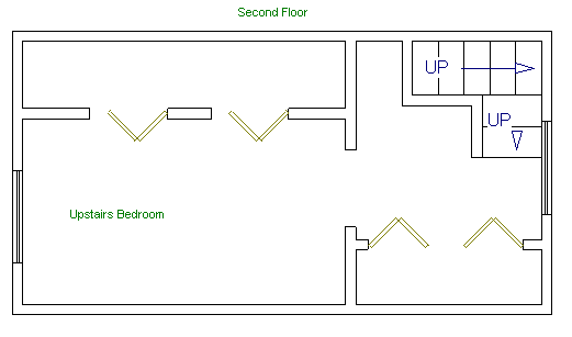 Upper floor plan